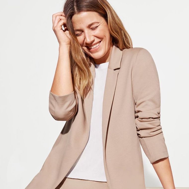 Eileen Fisher Doubleface Wool Cloud Hooded Coat in Natural