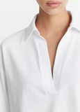 Easy Pima Cotton Long-Sleeve Polo Shirt