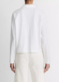 Easy Pima Cotton Long-Sleeve Polo Shirt