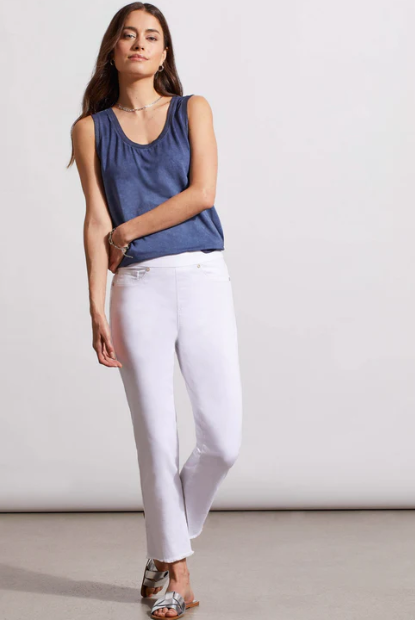 Audrey Pull On Straight Crop Jean