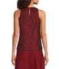 Linen Sheen Halter Neck Top