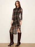 Easy Autumn Mesh Dress