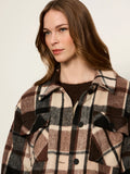 Locket Plaid Coat