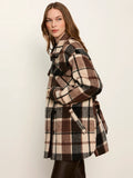 Locket Plaid Coat