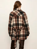 Locket Plaid Coat
