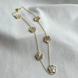 Adeline Clovers Chain Necklace