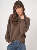 Relaxed Organic Cashmere Round Neck Sweater