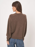 Relaxed Organic Cashmere Round Neck Sweater