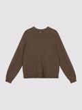 Relaxed Organic Cashmere Round Neck Sweater