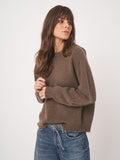 Relaxed Organic Cashmere Round Neck Sweater