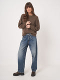 Relaxed Organic Cashmere Round Neck Sweater