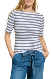 Boatneck Ribbed Top