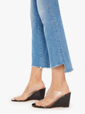 The Insider High Waist Step Frayed Hem Crop Jeans