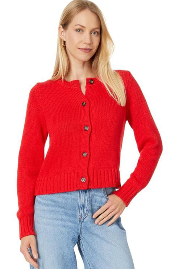 Willa Tape Yarn Crew Cardigan