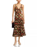 Floating Poppies Mikaila Dress