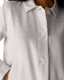 Classic Collar A-Line Jacket