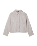 Classic Collar A-Line Jacket