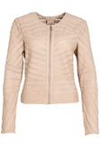 Yva Lightweight Nubuck Jacket with cutouts