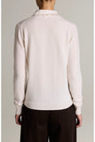 Mixed Media Cashmere Cardigan