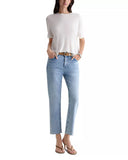 Brinley High Rise Ankle Straight Jeans