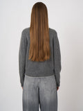 Cashmere-Wool Bouclé Cardigan with Scalloped Edges