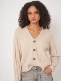 Wool & Cashmere V-Neck Cardi