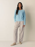 Organic Linen Cotton Crew Neck Sweater