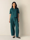 Organic Linen Curved Trouser