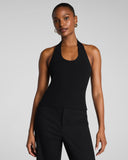 Ribbed Knit Halter Top