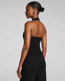 Ribbed Knit Halter Top