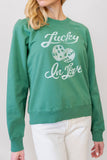 Lucky In Love Graphic Sweatshirt