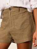 Linen Marine Short