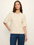 Diamond Stitch Sweater Tee