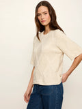 Diamond Stitch Sweater Tee