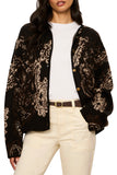 Jacquard Knit Jacket