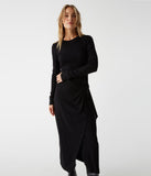 Yessenia Ultra Rib Wrap Midi Dress