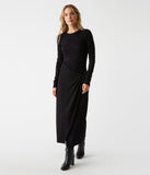 Yessenia Ultra Rib Wrap Midi Dress