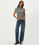 Amara Printed Ultra Rib Top