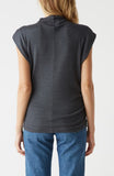 Reese Shine Mock Neck Sleeveless Top