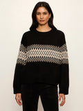 Argyle Crew Pullover