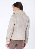 Shearling Collar Moto