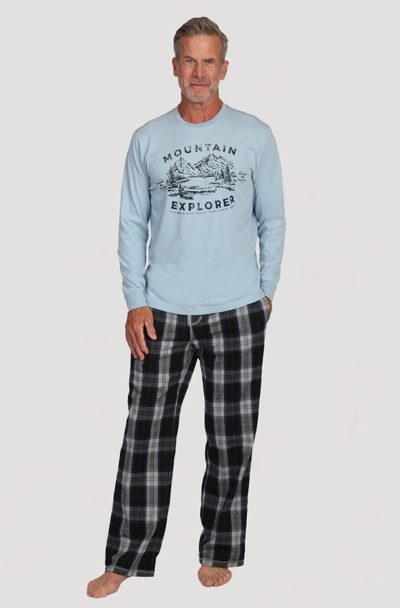 Mountain Check Flannel PJ Pant