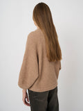 Oversized Wool-Alpaca Cardigan with Patch Pockets