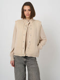 Wool-Cashmere Quilted Vest with Bouclé Interior