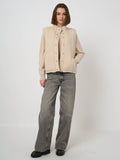 Wool-Cashmere Quilted Vest with Bouclé Interior