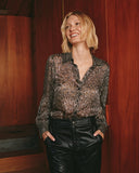 3/4 Bishop Sleeve Button Up