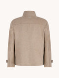 Short Funnel Neck Coat