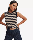 Everyday Chevron Knit Shell