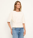 Zinnia Side Pleated Tee