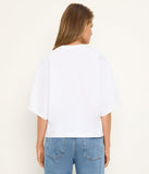 Callista Tokyo Jersey Cape Sleeve Tee